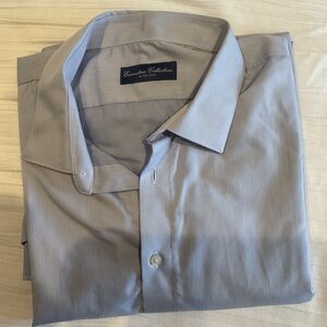 Executive collection button down dress shirt size xl 0156